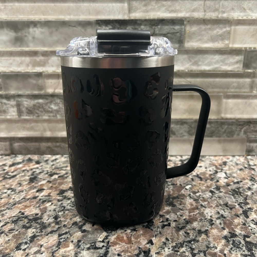 Brumate toddy- Black Leopard Print